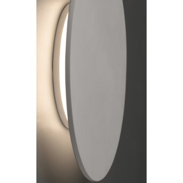 Faro Luna - applique murale - Ø 20 x 3,3 cm - 5W LED inclus - blanc mat