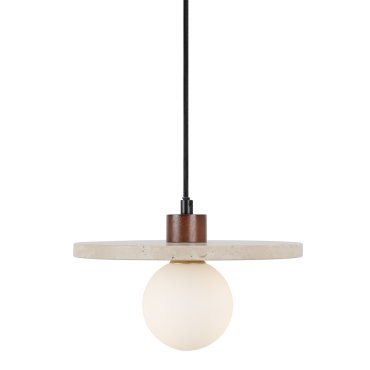 Maxlight Lando - suspension - Ø 25 x 150 cm - travertin