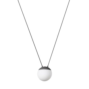 Faro Mine - lampe suspendue 1L - gris foncé - plastique