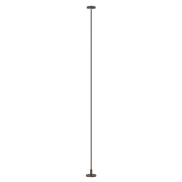 VK Lighting Jade - borne de jardin incl. pied et piquet de terre - Ø 7 x 113,4 cm - LED 1W incl. - IP65 - brun rouille
