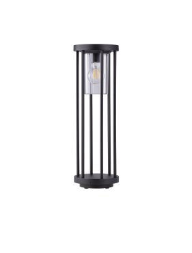 Nova Luce Elysium - lampe de jardin - Ø 16 x 50 cm - IP65 - anthracite foncé
