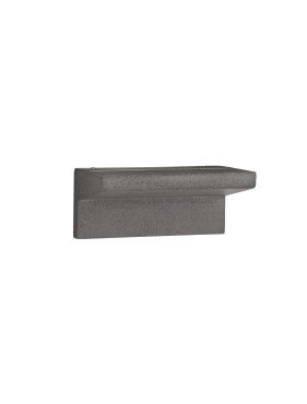 Nova Luce Lita - applique murale extérieure - 20 x 9 x 12 cm - 6W LED inclus - IP65 - ciment