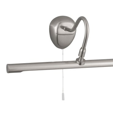 Searchlight LED Picture Lights - applique murale avec interrupteur à tirette - 36 x 13 cm - 1W LED incl. - argent satiné