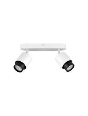 Nova Luce Ison - spot en saillie 2L - 40 x 17 x 14 cm - blanc sablé