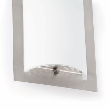 Faro Diula - applique murale - 20 x 7 x 25,5 cm - nickel satiné