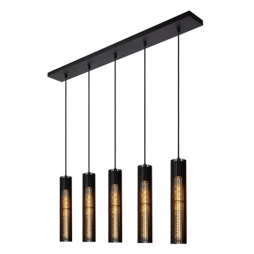 Lucide Lionel - lampe suspendue - 100 x 11 x 180 cm - noir
