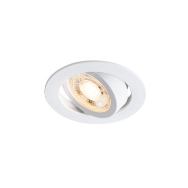 Nordlux Monolo - spot encastré - Ø 82 mm, Ø 68 mm taille d'encastrement - 3 niveaux de gradation - 4,8W LED inclus - blanc