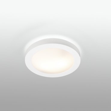 Faro Logos - plafonnier - Ø 35 x 10 cm - IP44 - blanc mat