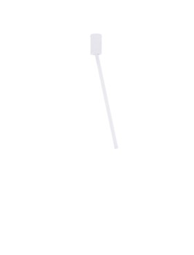 Nova Luce Ornos - plafonnier - Ø 5 x 49,5 cm - 4W LED inclus - blanc sablé