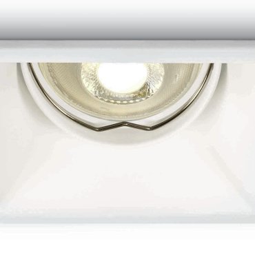 ONE Light Dark Light Square Spots - spot encastrable - 90 x 90 mm, 80 x 80 mm format encastrable - blanc