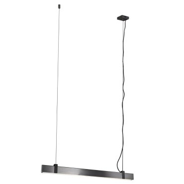 Nordlux Lilt - lampe suspendue - 115 x 4,3 x 210,2 cm - fonction Moodmaker à 3 niveaux - 27W LED inclus - acier foncé