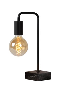 MODÈLE D’EXPOSITION - Lucide Lorin - lampe à poser - 35cm - noir