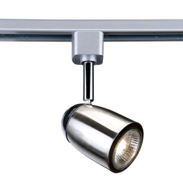 Searchlight Track &amp; Spot - spot sur rail - 6 x 17 cm - argent satiné et chrome