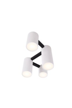 Maxlight Laxer - plafonnier - 62 x 33 cm - noir et blanc