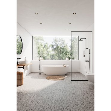 Nordlux Aliki - spot encastré - Ø 96 mm, Ø 83 mm encastré - 8W LED dimmable inclus - IP44 - noir