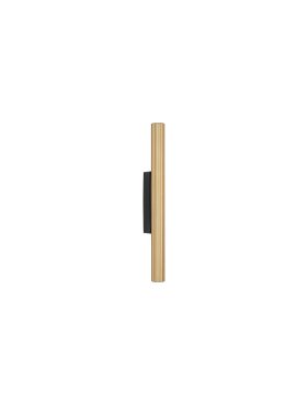 Nova Luce Paron - applique murale - 2,5 x 30 x 7 cm - 11W LED inclus - noir sablé et or