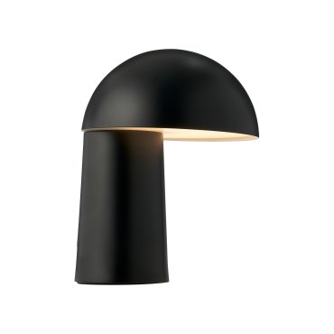 Design For The People Faye - lampe de table rechargeable - Ø 17,3 x 22 cm - dimmable LED inclus - noir