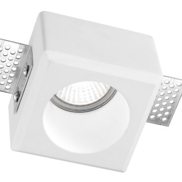 Nova Luce Cosimo - spot encastré - 80 x 80 mm, 85 x 85 mm format encastré - plâtre blanc