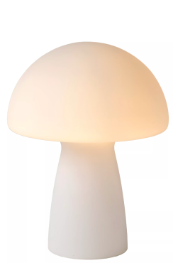 Lucide Fungo - lampe à poser - Ø 23 x 28 cm - blanc