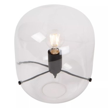Lucide Vitro - lampe à poser - Ø 24 x 29 cm - transparent