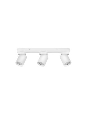 Nova Luce Amecy - spot en saillie 3L - 39 x 12,5 x 6,5 cm - blanc sablé