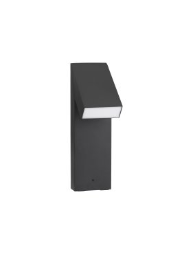 Nova Luce Brigitta - applique murale extérieure - 12 x 40 x 15,5 cm - 6W LED inclus - IP65 - noir sablé
