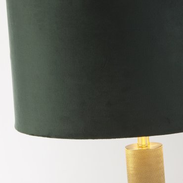 Searchlight London - lampe à poser - Ø 40 x 63 cm - vert et or