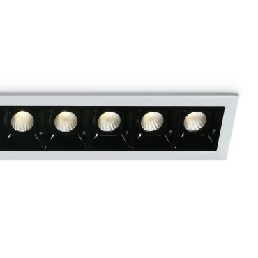 ONE Light Shop Square Boxes - spot encastré - 281 x 45 mm, 272 x 36 mm taille d'encastrement - 10 x 2W LED dimmable inclus - blanc