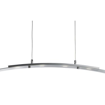 Searchlight LED Bar Lights - lampe suspendue - 80 x 8 x 150 cm - 20W LED dimmable inclus - silver