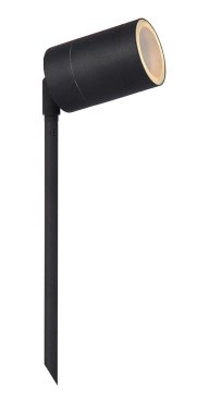 Lucide Arne - spot de sol sur piquet - Ø 6,3 x 36 cm - 5W LED inclus - IP44 - noir