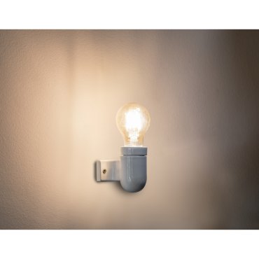Faro Sera - applique murale - 4,8 x 7,5 x 7,6 cm - blanc brillant
