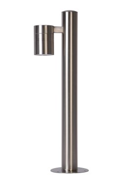 Lucide Arne 1 - lampe de jardin - 50 cm - 5W LED inclus - IP44 - chrome satiné