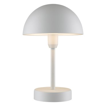 Nordlux Ellen To-Go - lampe de table extérieure sans fil avec station de charge - Ø 16 x 25 cm - 3 niveaux de gradation - 2,8W LED inclus - IP44 - blanc