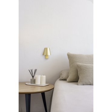 Faro Le Petit - applique murale - 11 x 9 x 14 cm - 4W LED inclus - or satiné