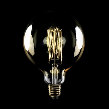 Lampe à filament LED Creative Cables - Ø 12,5 x 17,8 cm - E27 - 7W dimmable - 2700K - ambre