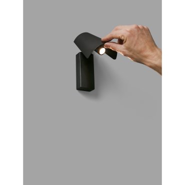 Faro Le Petit - applique murale - 11 x 9 x 14 cm - 4W LED inclus - noir mat