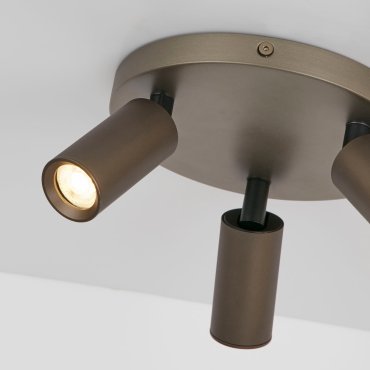 Projectlight Clara - spot en saillie 3L - Ø 18 x 10 cm - bronze