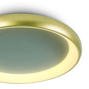 ONE Light LED Décoratif - plafonnier - Ø 61 x 8,5 cm - 50W LED inclus - or brossé