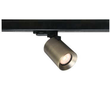 Artdelight Megano - spot sur rail pour rail triphasé - Ø 7 x 13 cm - bronze antique