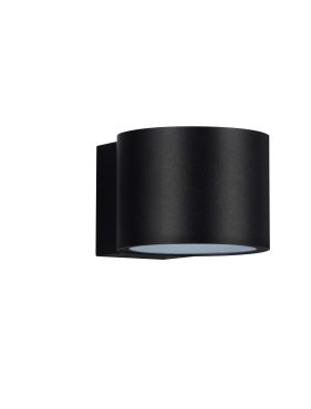 Nova Luce Beta - applique murale extérieure - Ø 9 x 6,8 x 11 cm - 13W LED inclus - IP54 - noir sablé