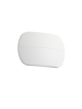 Nova Luce Prato - applique murale extérieure - 18,4 x 11 x 3,6 cm - 10W LED inclus - IP65 - blanc sablé