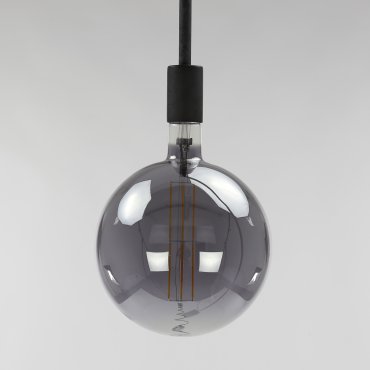 Vico Lampe à filament LED dimmable - Ø 20 x 28 cm - E27 - 8W - 2700K - gris