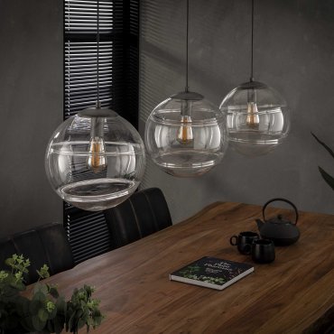 Vico Clear - lampe suspendue - 128 x 30 x 150 cm - transparent