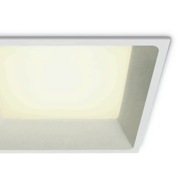 ONE Light SMD Dark Light - spot à encastrer - 170 x 170 mm, 160 x 160 mm taille d'encastrement - 22W LED inclus - blanc - couleur de lumière blanche