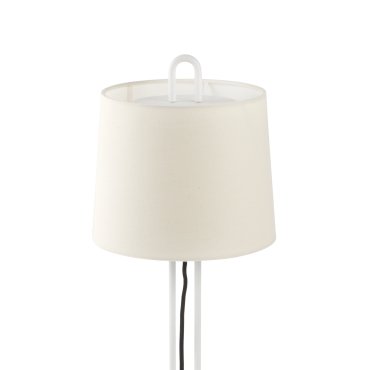 Faro Montreal - lampe à poser - Ø 25 x 54 cm - blanc et beige