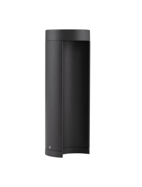 Nova Luce Tien - lampe de jardin - 9 x 25 cm - 9W LED inclus - IP54 - anthracite foncé