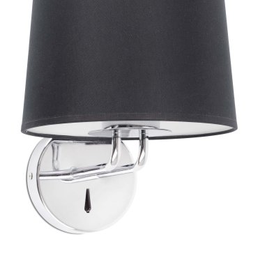 Faro Montreal - applique murale - 21,5 x 19 x 32 cm - noir et chrome