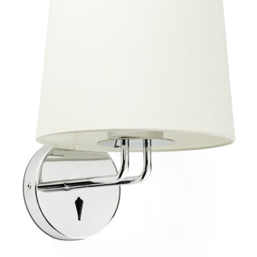 Faro Montreal - applique murale - 21,5 x 19 x 32 cm - beige et chrome