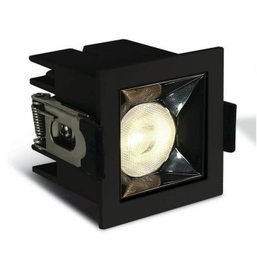 ONE Light Mirror Square Boxes - spot encastré - 54 x 54 mm, 50 x 45 mm format encastré - 6W LED inclus - noir