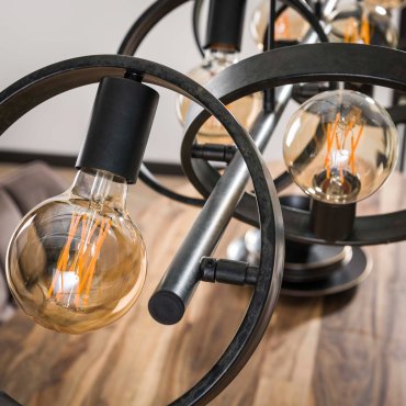 Vico Hover - lampe suspendue - 42 x 120 x 150 cm - anthracite